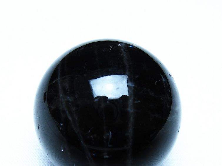 モリオン 黒水晶 丸玉 35mm スフィア 置物 原石 141-7379[sold out]