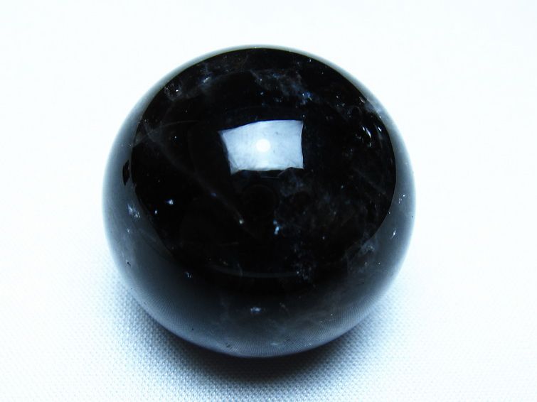 モリオン 黒水晶 丸玉 35mm スフィア 置物 原石 141-7380[sold out]