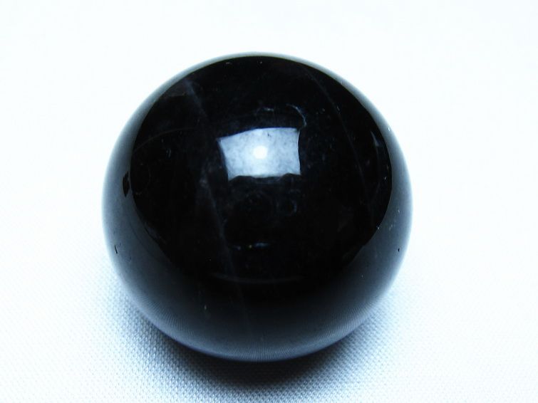 モリオン 黒水晶 丸玉 35mm スフィア 置物 原石 141-7381 [sold out]
