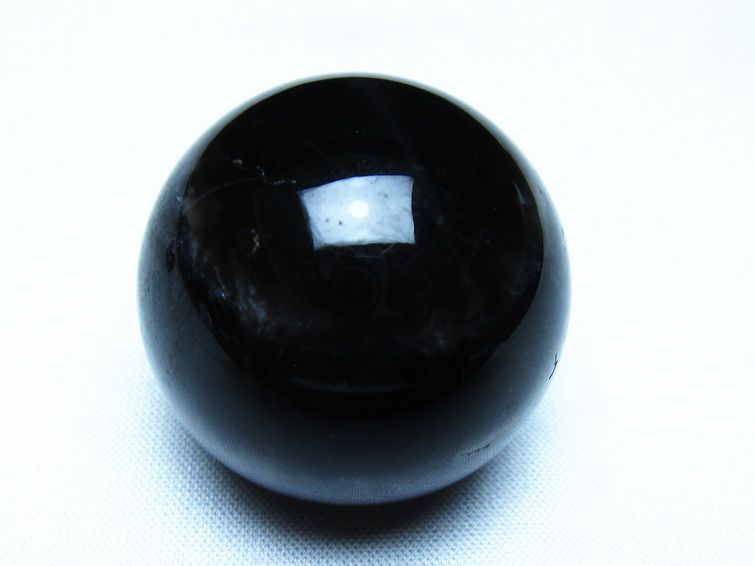 モリオン 黒水晶 丸玉 35mm スフィア 置物 原石 141-7382[sold out]