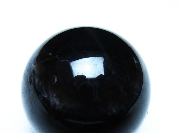 モリオン 黒水晶 丸玉 35mm スフィア 置物 原石 141-7382[sold out]