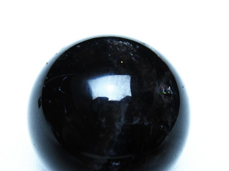 モリオン 黒水晶 丸玉 35mm スフィア 置物 原石 141-7386[sold out]