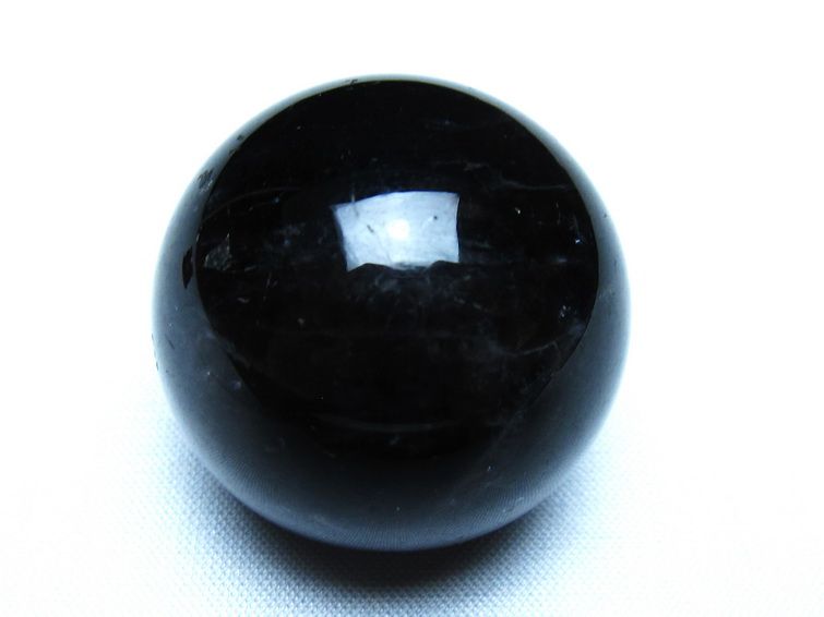モリオン 黒水晶 丸玉 35mm スフィア 置物 原石 141-7389 【sold out】