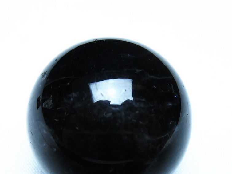 モリオン 黒水晶 丸玉 35mm スフィア 置物 原石 141-7389 【sold out】