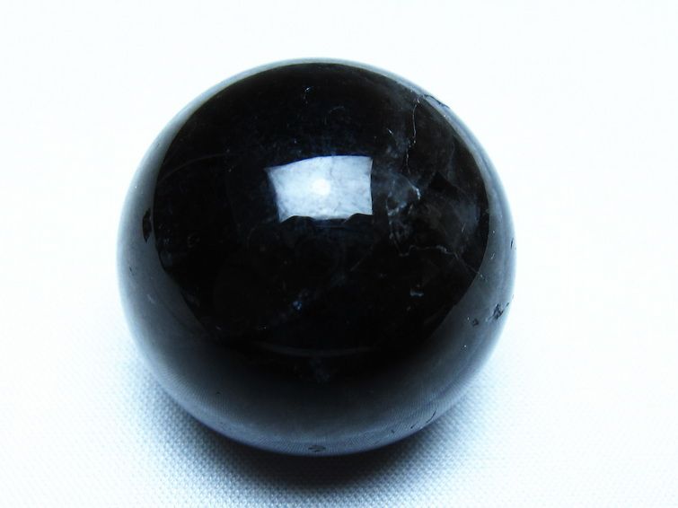 モリオン 黒水晶 丸玉 35mm スフィア 置物 原石 141-7390[sold out]