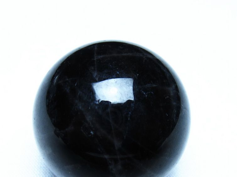 モリオン 黒水晶 丸玉 35mm スフィア 置物 原石 141-7393 【sold out】