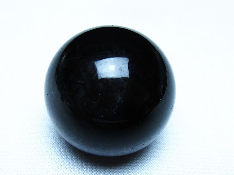 モリオン 黒水晶 丸玉 35mm スフィア 置物 原石 141-7394 [sold out]