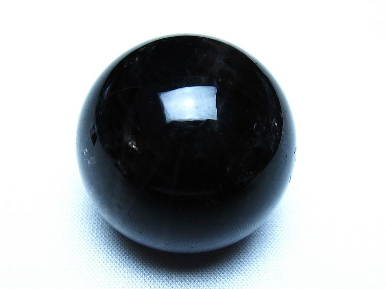 モリオン 黒水晶 丸玉 35mm スフィア 置物 原石 141-7396 【sold out】