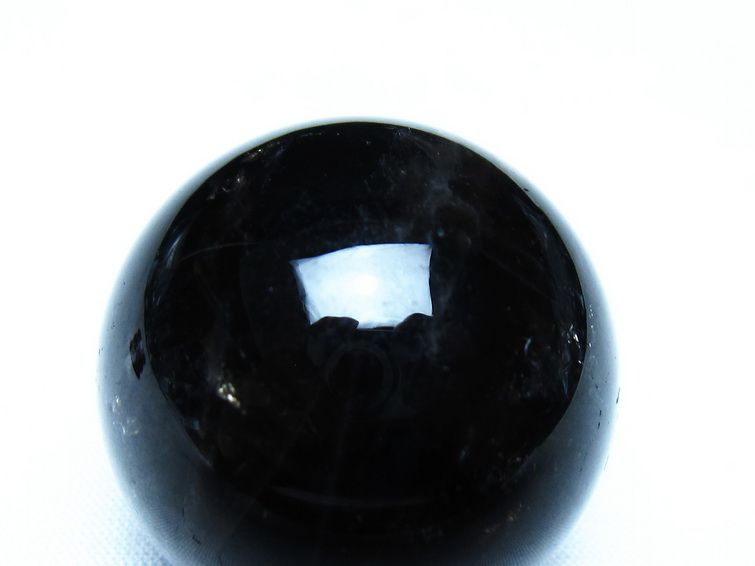 モリオン 黒水晶 丸玉 35mm スフィア 置物 原石 141-7396 【sold out】