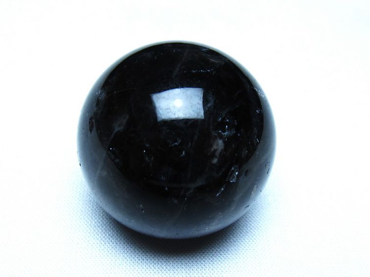モリオン 黒水晶 丸玉 35mm スフィア 置物 原石 141-7399[sold out]