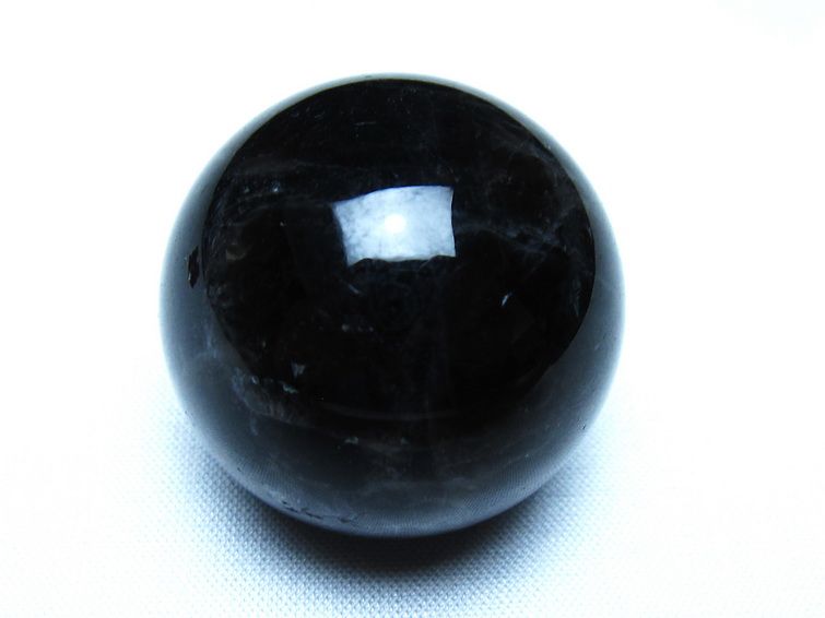 黒水晶 モリオン 丸玉 35mm スフィア 置物 原石 141-7400[sold out]