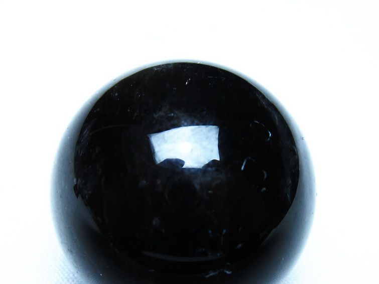 黒水晶 モリオン 丸玉 35mm スフィア 置物 原石 141-7401 【sold out】