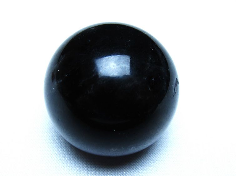 黒水晶 モリオン 丸玉 35mm スフィア 置物 原石 141-7413[sold out]