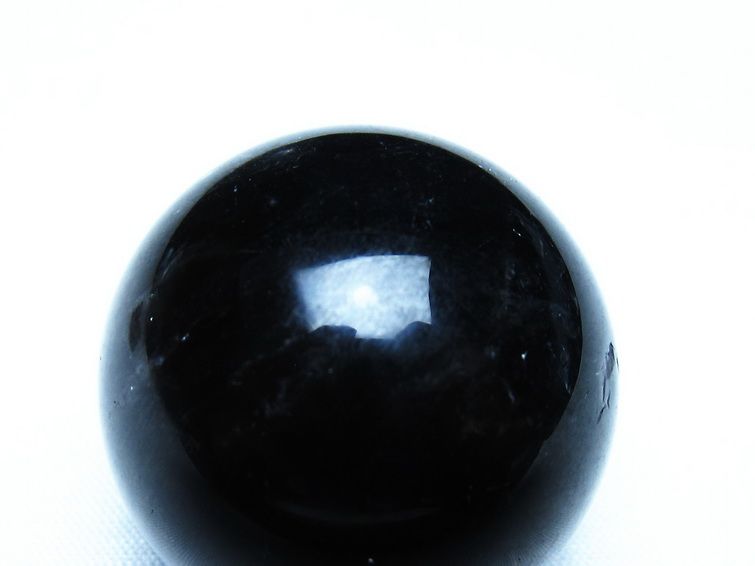 黒水晶 モリオン 丸玉 35mm スフィア 置物 原石 141-7413[sold out]