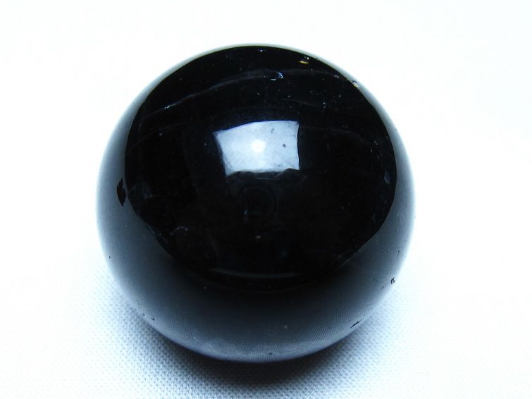 黒水晶 モリオン 丸玉 36mm スフィア 置物 原石 141-7440 [sold out]