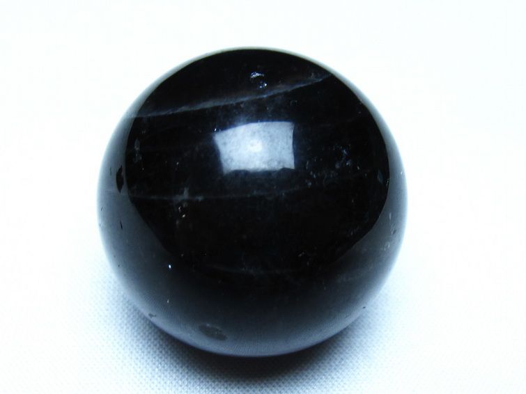 黒水晶 モリオン 丸玉 36mm スフィア 置物 原石 141-7441 【sold out】