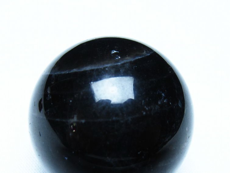 黒水晶 モリオン 丸玉 36mm スフィア 置物 原石 141-7441 【sold out】
