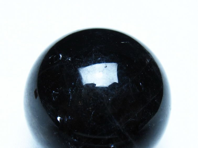 黒水晶 モリオン 丸玉 36mm スフィア 置物 原石 141-7449 【sold out】