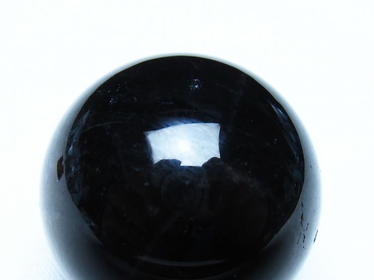 黒水晶 モリオン 丸玉 35mm スフィア 置物 原石 141-7458 【sold out】