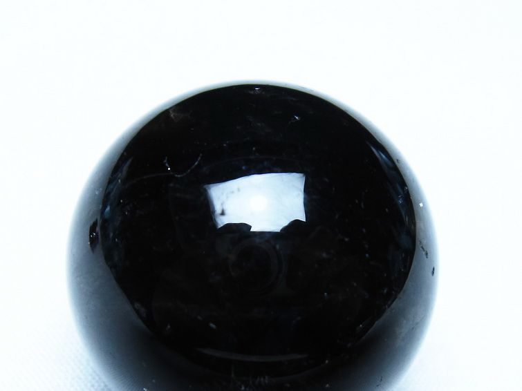 黒水晶 モリオン 丸玉 35mm スフィア 置物 原石 141-7459 【sold out】