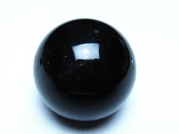 モリオン 丸玉 黒水晶 丸玉 35mm スフィア 置物 原石 141-7472 【sold out】