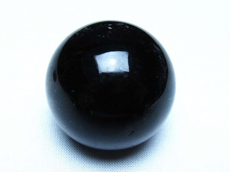 モリオン 丸玉 黒水晶 丸玉 35mm スフィア 置物 原石 141-7484 【sold out】
