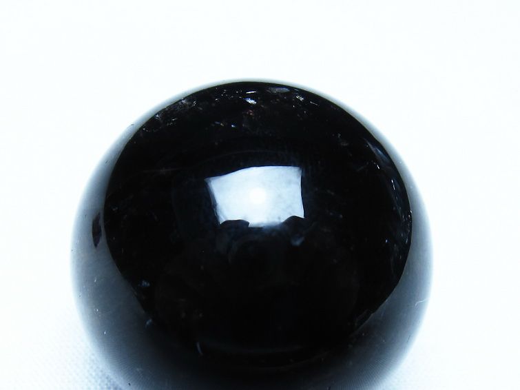 モリオン 丸玉 黒水晶 丸玉 35mm スフィア 置物 原石 141-7484 【sold out】
