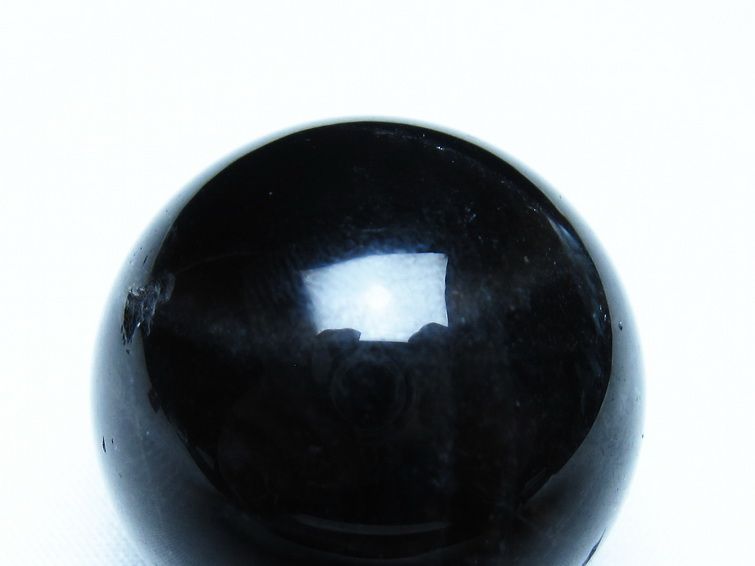 モリオン 丸玉 黒水晶 丸玉 35mm スフィア 置物 原石 141-7486