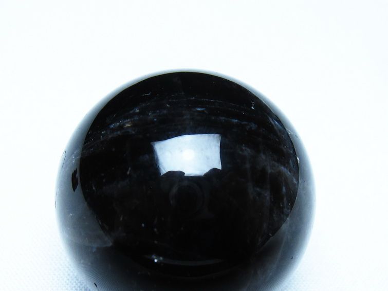 モリオン 丸玉 黒水晶 丸玉 35mm スフィア 置物 原石 141-7488