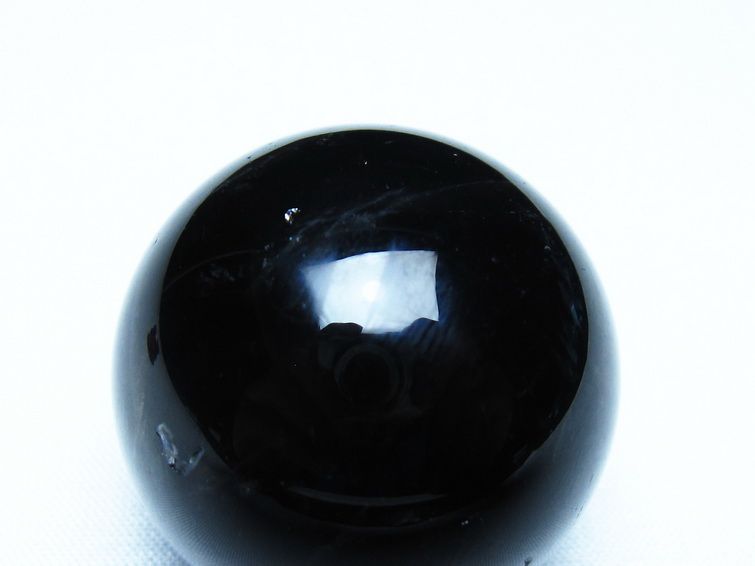 モリオン 丸玉 黒水晶 丸玉 35mm スフィア 置物 原石 141-7491 【sold out】