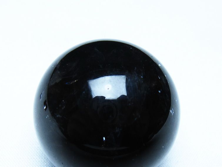 モリオン 丸玉 黒水晶 丸玉 34mm スフィア 置物 原石 141-7495