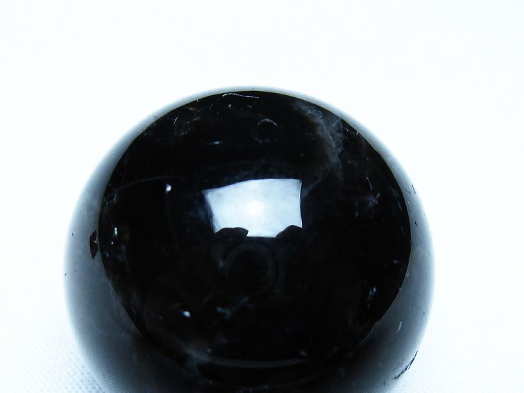 モリオン 丸玉 黒水晶 丸玉 34mm スフィア 置物 原石 141-7503