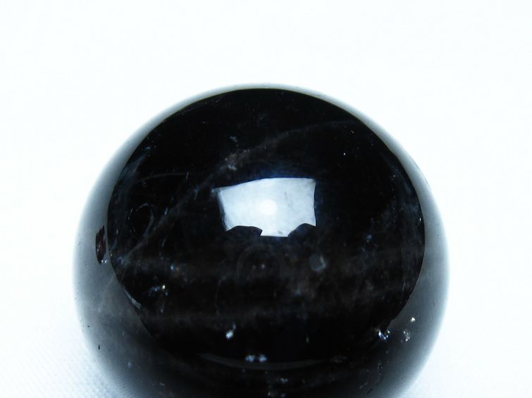 モリオン 丸玉 黒水晶 丸玉 34mm スフィア 置物 原石 141-7511