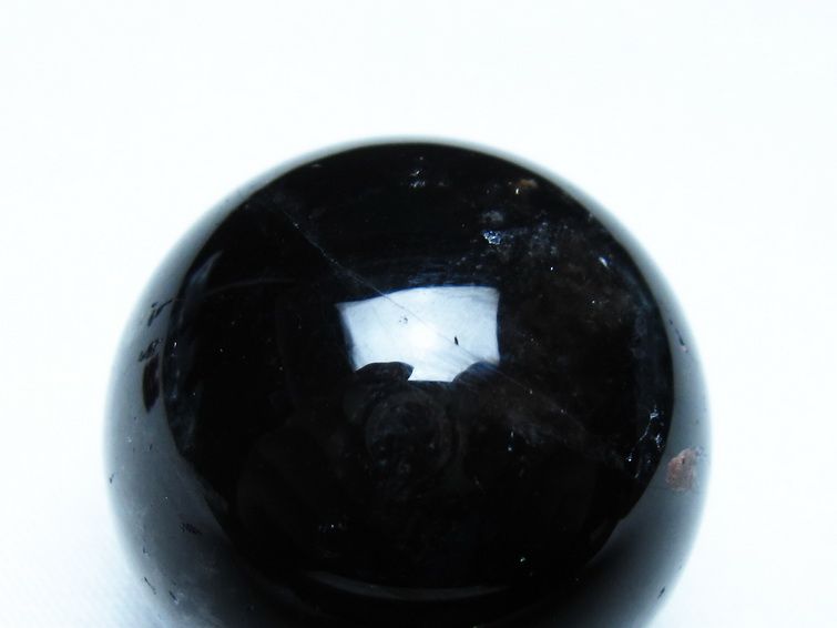 モリオン 丸玉 黒水晶 丸玉 34mm スフィア 置物 原石 141-7515