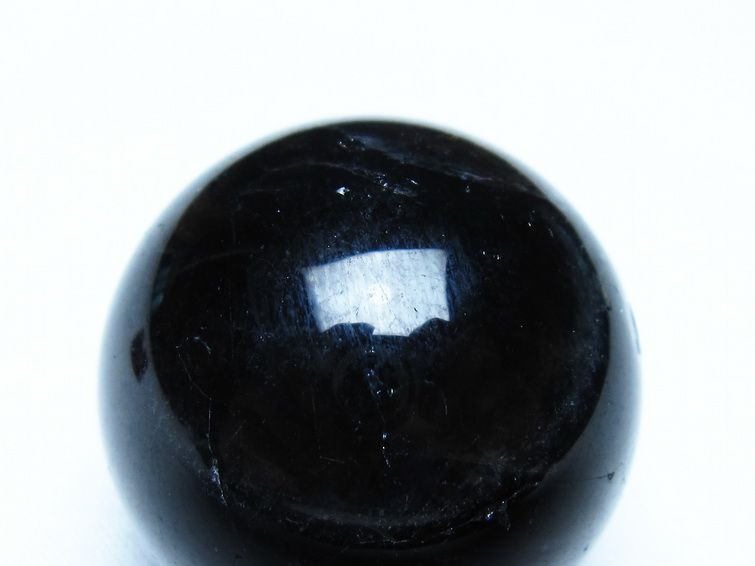 黒水晶 丸玉 モリオン 丸玉 34mm スフィア 置物 原石 141-7530