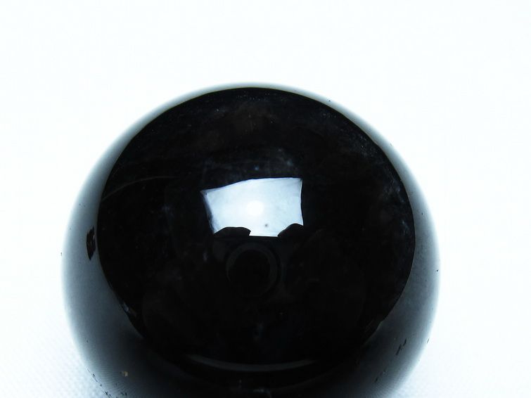 黒水晶 丸玉 モリオン 丸玉 34mm スフィア 置物 原石 141-7553[sold out]