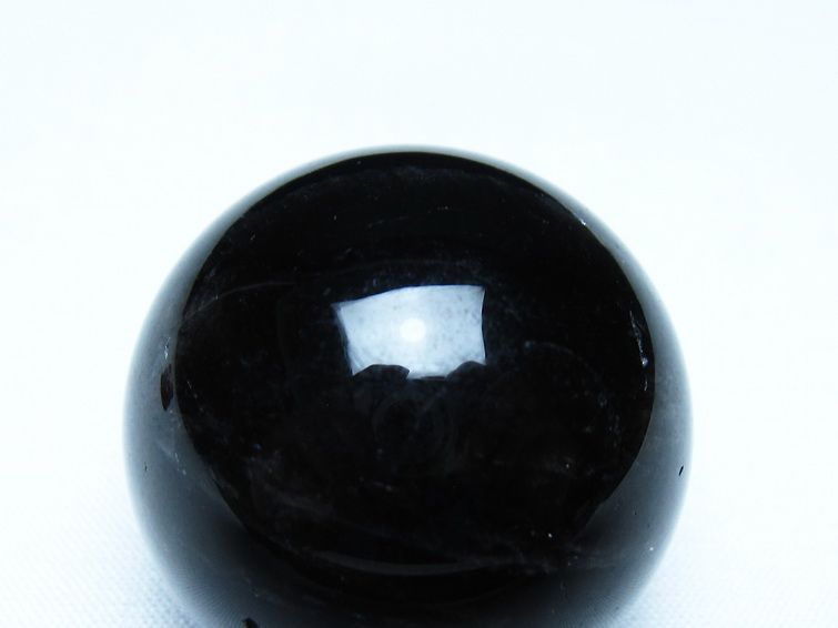 黒水晶 丸玉 モリオン 丸玉 35mm スフィア 置物 原石 141-7566 [sold out]