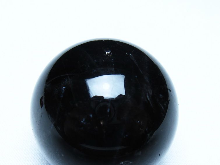 黒水晶 丸玉 モリオン 丸玉 35mm スフィア 置物 原石 141-7572 【sold out】