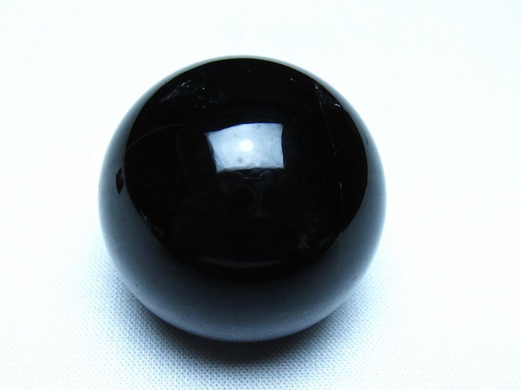 黒水晶 丸玉 モリオン 丸玉 36mm スフィア 置物 原石 141-7579 [sold out]