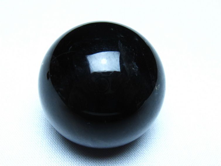 黒水晶 丸玉 モリオン 丸玉 36mm スフィア 置物 原石 141-7580 [sold out]