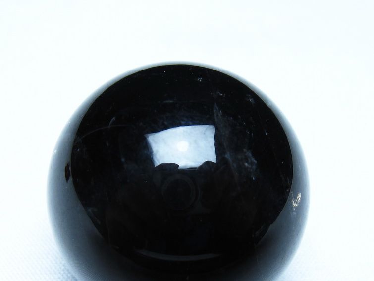 黒水晶 丸玉 モリオン 丸玉 36mm スフィア 置物 原石 141-7580 [sold out]