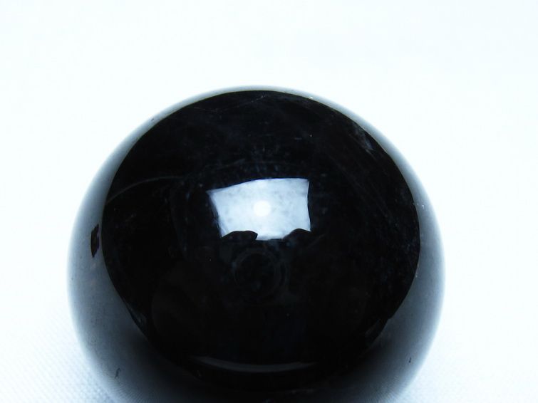 黒水晶 丸玉 モリオン 丸玉 36mm スフィア 置物 原石 141-7581 【sold out】