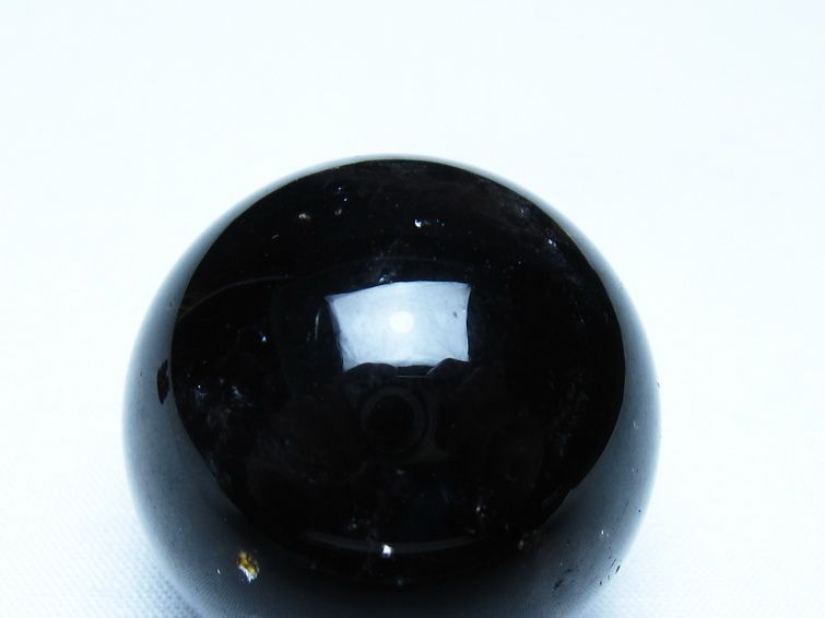 黒水晶 丸玉 モリオン 丸玉 36mm スフィア 置物 原石 141-7582