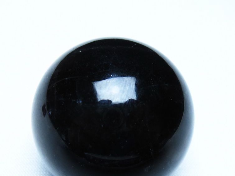 黒水晶 丸玉 モリオン 丸玉 36mm スフィア 置物 原石 141-7583 【sold out】