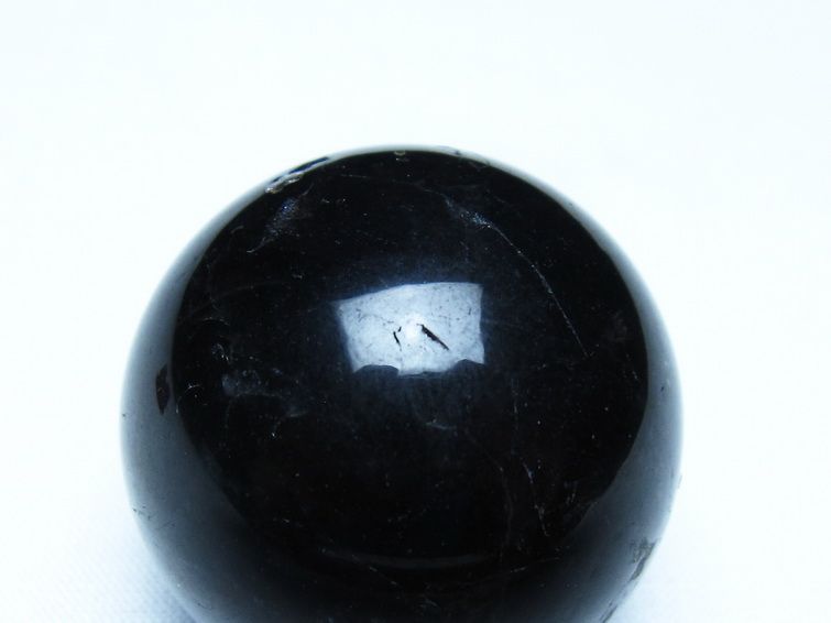 黒水晶 丸玉 モリオン 丸玉 36mm スフィア 置物 原石 141-7586 [sold out]