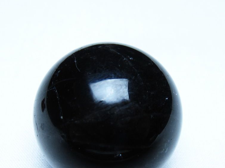 黒水晶 丸玉 モリオン 丸玉 36mm スフィア 置物 原石 141-7587 [sold out]