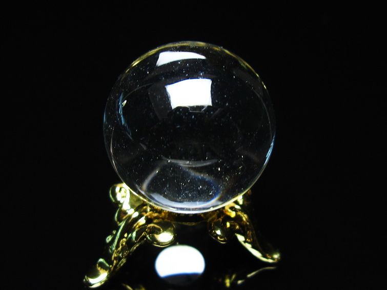 水晶 丸玉 20mm 一点物 141-7593
