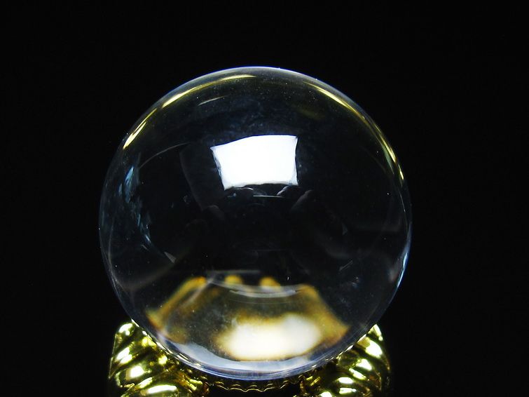 水晶 丸玉 30mm 一点物 141-7677