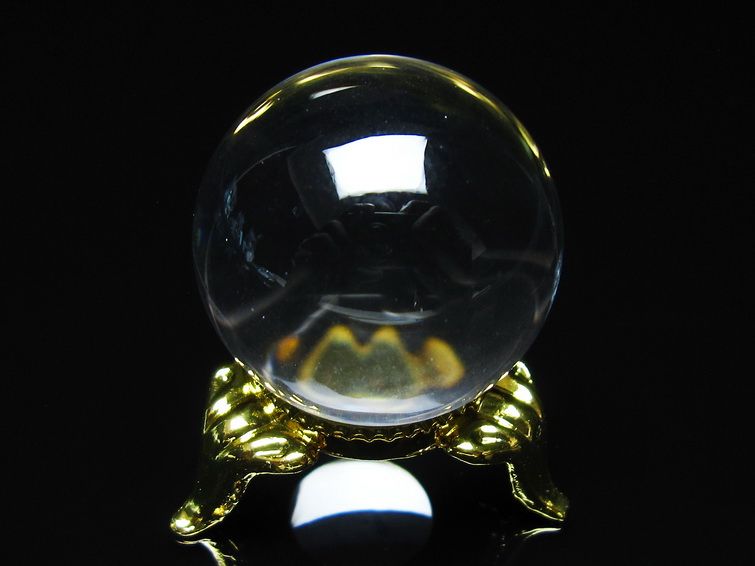 水晶 丸玉 30mm 一点物 141-7680
