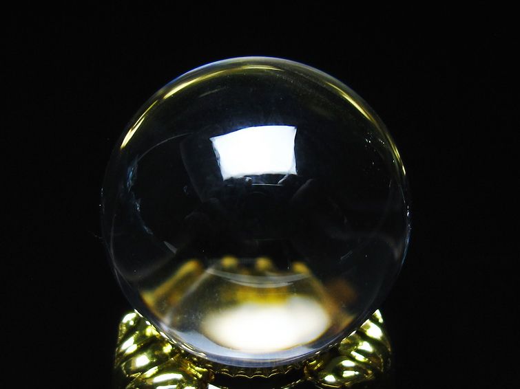 水晶 丸玉 30mm 一点物 141-7684